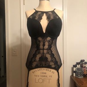 Adore Me Black Lace Top